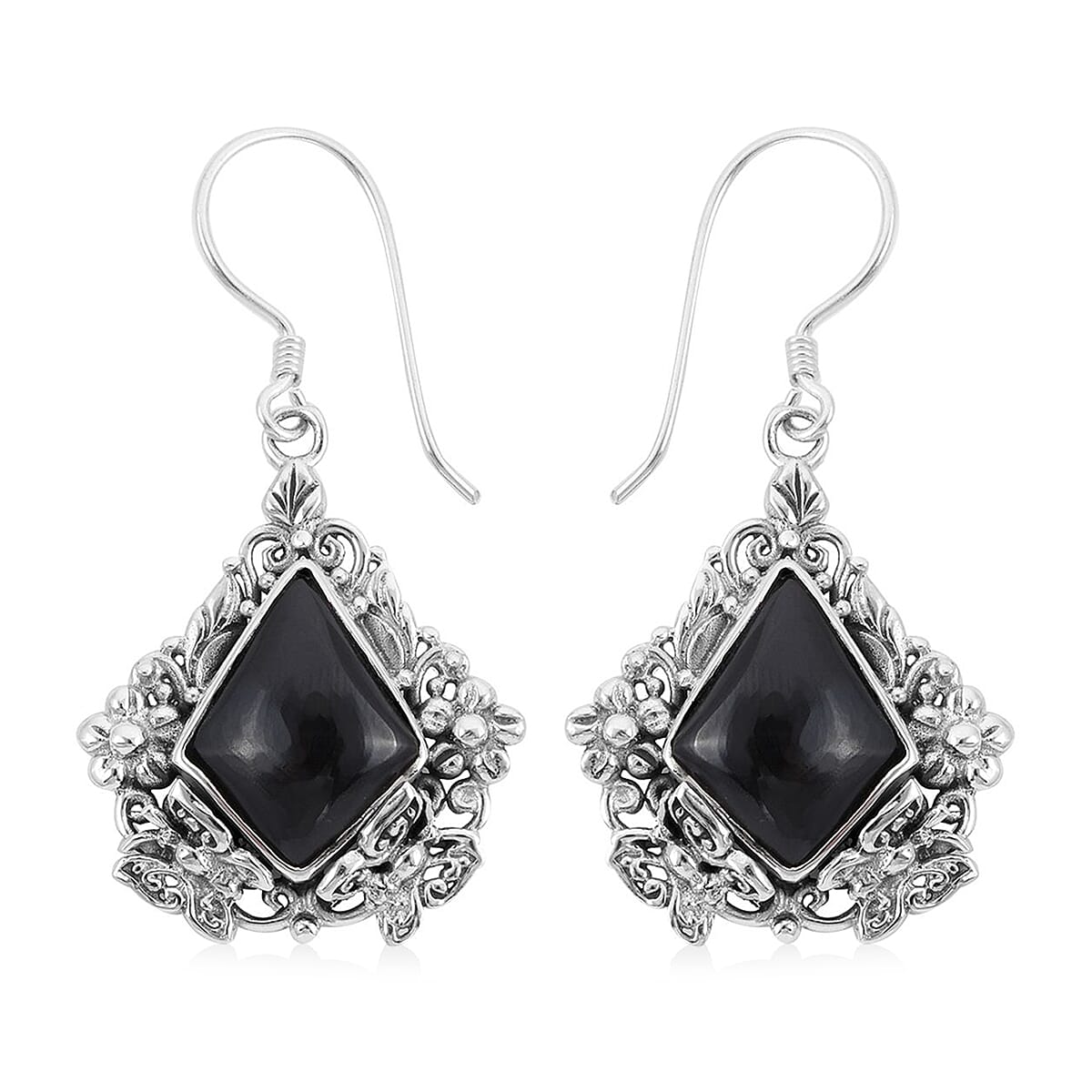 BALI LEGACY Norwegian Thulite Earrings in Sterling Silver 9 Grams 24.80 ctw