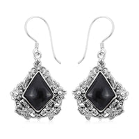 BALI LEGACY Norwegian Thulite Earrings in Sterling Silver 9 Grams 24.80 ctw