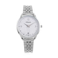 Strada Japanese Movement White Dial Watch in Stainless Steel (36mm) (6.50-7.50Inches) - Sticky add to cart bar