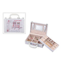 Owl and Flower Pattern 2 layer Faux Leather Jewelry Box with Handle (10.8"x7.3"x3.5") - Sticky add to cart bar