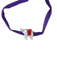 HALLMARK Austrian Crystal Ladybug Bead Pendant in Stainless Steel