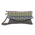 Black Genuine leather Vintage Crossbody Bag (11.5"x12") - Sticky add to cart bar