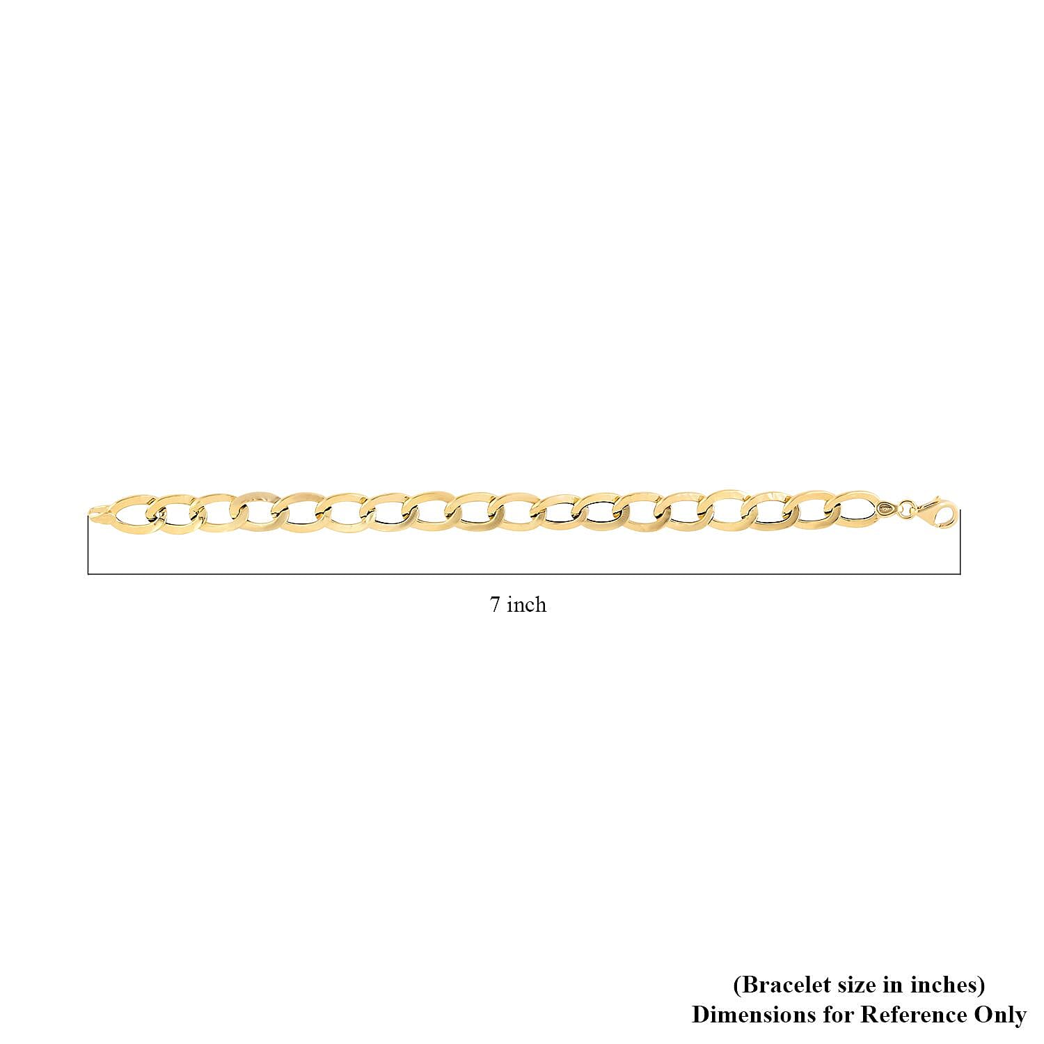 TLV Maestro Gold Collection Italian 18K Yellow Gold Antico Oro Hammered Bold Curb Bracelet (7.00 In) (3.90 g)