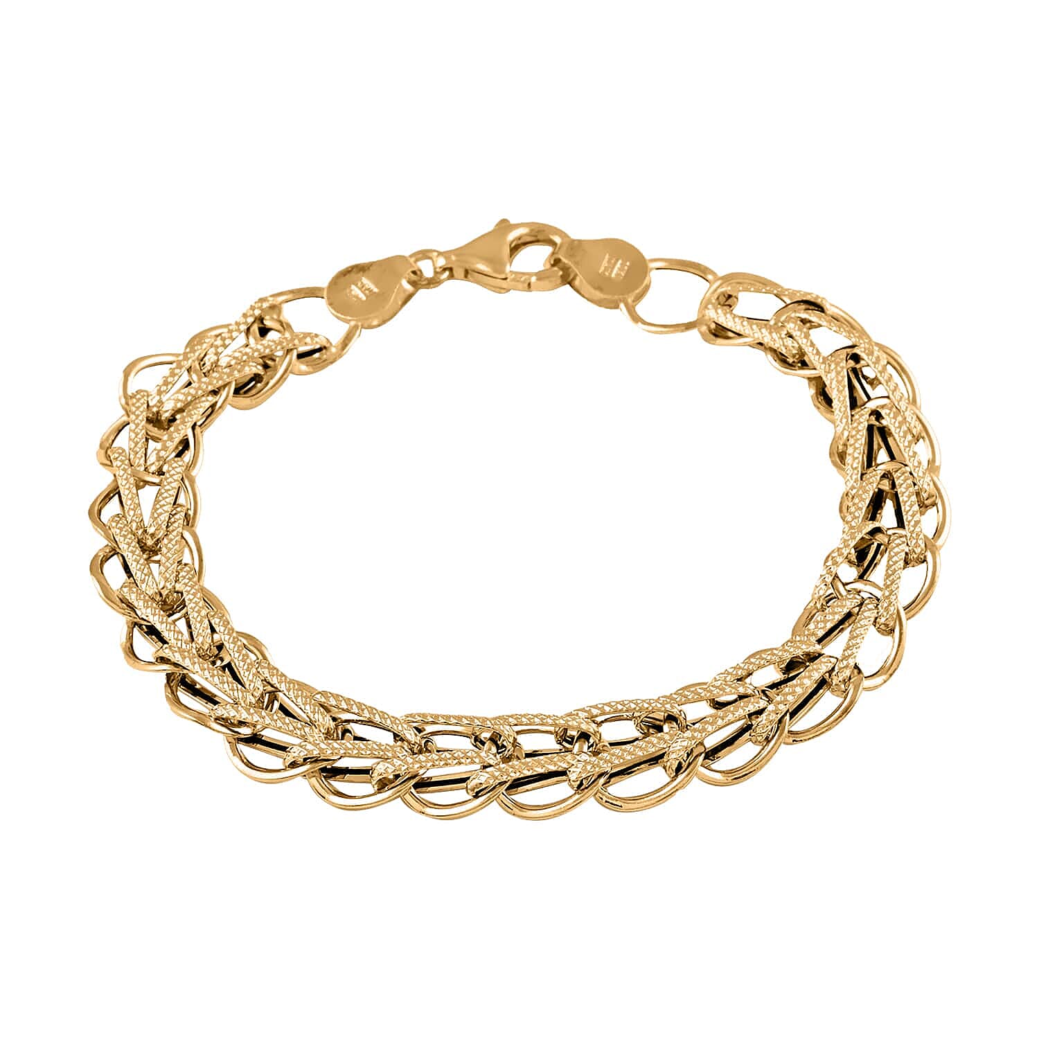 Maestro Gold Collection Vittoria Italian 10K Yellow Gold Arrow Bracelet (7.00 In) 3.70 Grams