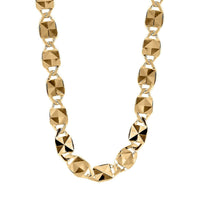 Maestro Gold Collection Valentino Italian 10K Yellow Gold Sparkle Diamond-Cut Necklace 20 Inches 4.30 Grams