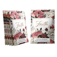 Set of 6 Floral Cotton Blossom Fragrance Air Freshner Sachets - Pink (6.3"x4"x6.3")
