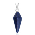 Constituted Lapis Lazuli Fancy Pendant in Sterling Silver 4.75 ctw - Sticky add to cart bar