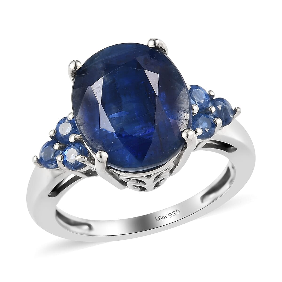 Kashmir Kyanite Ring in Platinum Over Sterling Silver (Size 7.0) 6.75 ctw