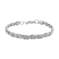6mm Twill Chain Bracelet in Stainless Steel (8.0-9.50In) (12.20 g) - Sticky add to cart bar