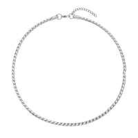 Roller Chain Necklace (22-24 Inches) in Stainless Steel