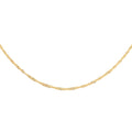 Italian Sterling Silver 0.4mm Singapore Necklace (24 Inches) (2 g) - Sticky add to cart bar