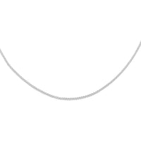 Italian Sterling Silver 0.8mm Wheat Necklace 24 Inches 2.90 Grams