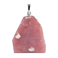 Artisan Crafted Inlay Cut Peruvian Pink Opal Pendant in Sterling Silver 30.00 ctw - Sticky add to cart bar