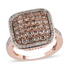 Champagne Diamond in Rose Gold Vermeil