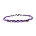 KARIS Amethyst Bracelet in Platinum Bond (6.50 In) 11.50 ctw - Sticky add to cart bar