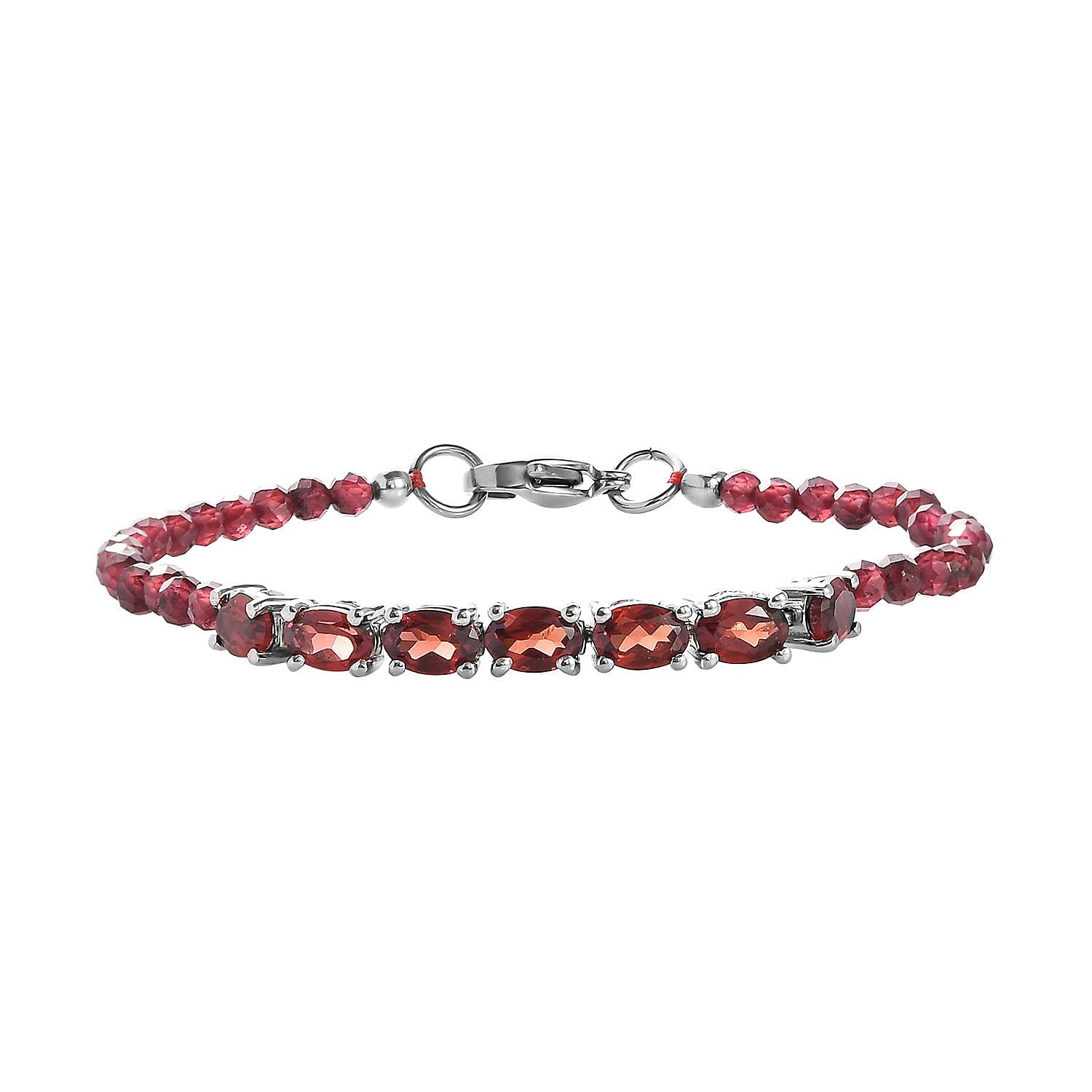 KARIS Amethyst Bracelet in Platinum Bond (6.50 In) 11.50 ctw