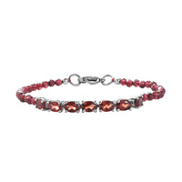 KARIS Amethyst Bracelet in Platinum Bond (6.50 In) 11.50 ctw
