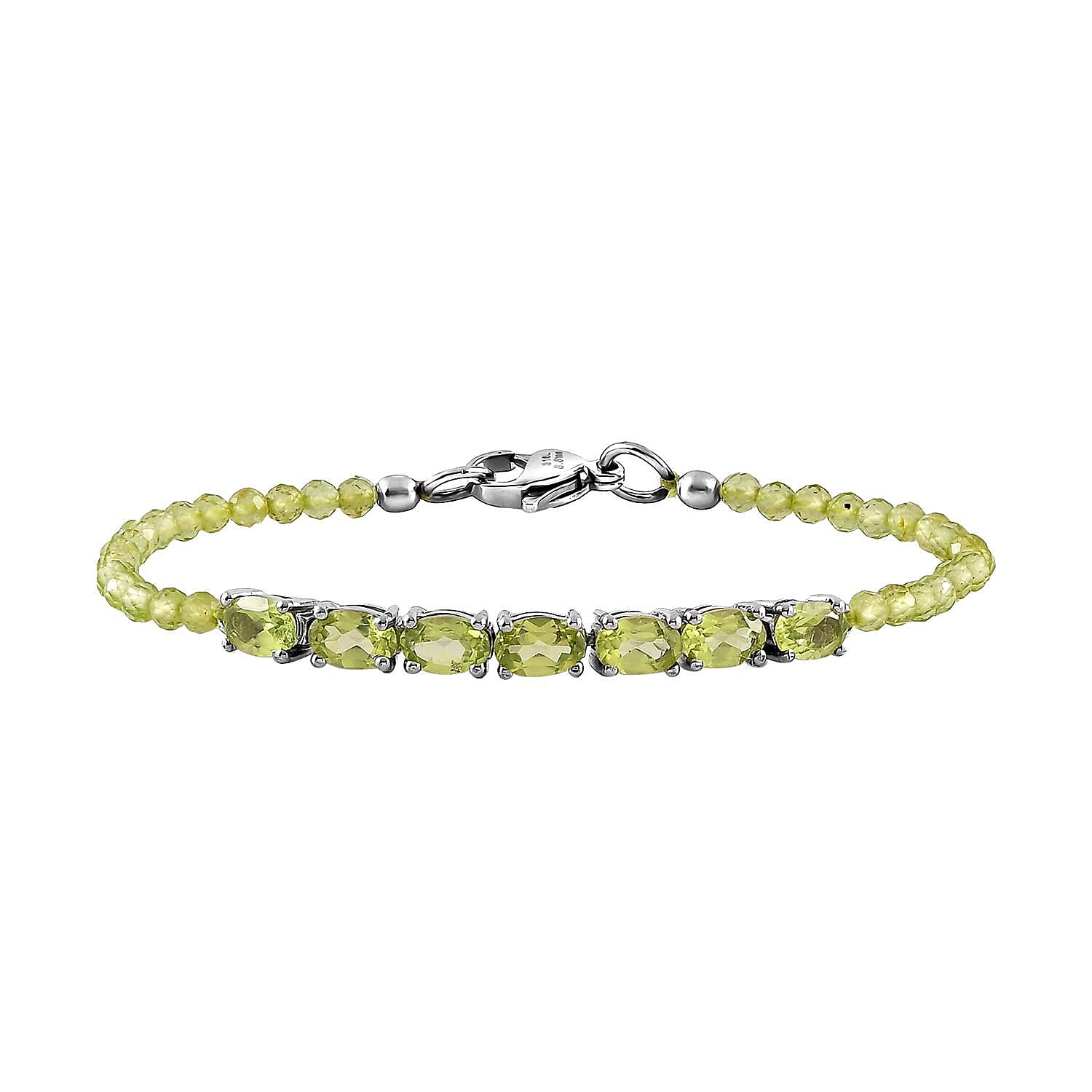 KARIS Amethyst Bracelet in Platinum Bond (6.50 In) 11.50 ctw