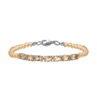 KARIS Amethyst Bracelet in Platinum Bond (6.50 In) 11.50 ctw