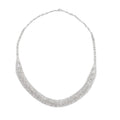 Austrian Crystal Necklace 24 Inches in Silvertone - Sticky add to cart bar