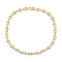 14K Yellow Gold AAA Turkizite Bracelet (7.50 In) 10.35 ctw