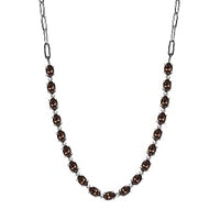 Smoky Quartz Cluster 7.98 ctw Necklace in Stainless Steel 18 Inches