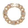 Champagne Austrian Crystal in Goldtone