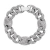 Austrian Crystal in Silvertone