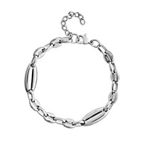 Doorbuster Pig Nose Chain Bracelet in Stainless Steel (8-9.50In)