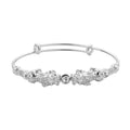 Feng Shui Pi-xiu Bangle Bracelet in Silvertone (7.50 in) - Sticky add to cart bar