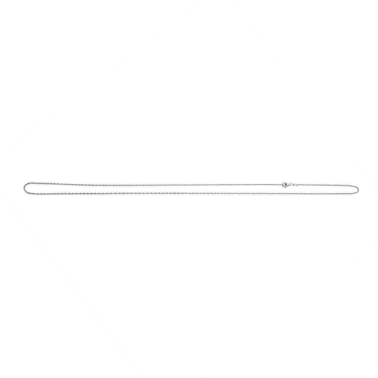 950 Platinum Rope Chain Necklace, 24 Inch Necklace with Lobster Lock, Platinum Jewelry 3.8 Grams