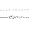 Flat Diamond-Cut Halo Chain Necklace with Lobster Lock in 950 Platinum 20 Inches 1.92 Grams - Sticky add to cart bar