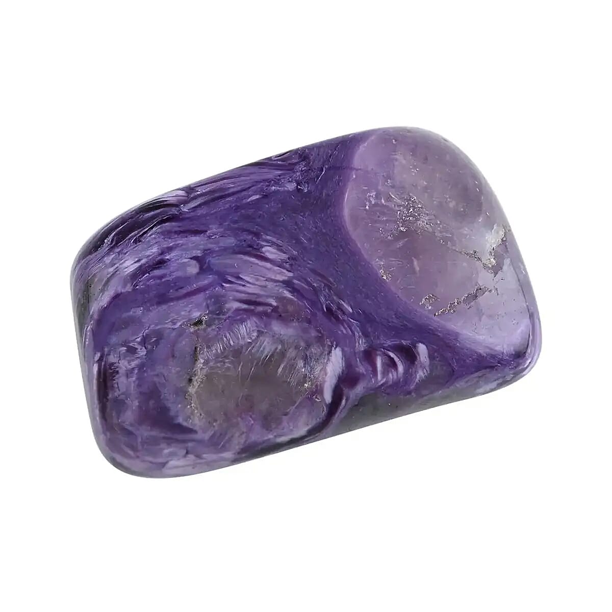 Charoite Tumble Stone (Approx 100 ctw) , Purple Raw Charoite Gemstone , Tumble Stones , Decorative Gems