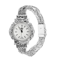 Doorbuster BALI LEGACY EON 1962 Swiss Movement Sterling Silver Bracelet Watch (7.0 In) (26mm) (45 g)