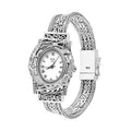 Doorbuster BALI LEGACY EON 1962 Swiss Movement Sterling Silver Bracelet Watch (7.0 In) 45 Grams 26mm - Sticky add to cart bar