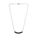 Thai Black Spinel 7.30 ctw Necklace in Stainless Steel 18 Inches, Tarnish-Free, Waterproof, Sweat Proof Jewelry - Sticky add to cart bar