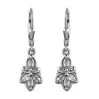 Narsipatnam Alexandrite Lever Back Earrings in Sterling Silver 0.85 ctw