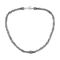 Bali Legacy Sterling Silver Tulang Naga and Borobudur Necklace 20 Inches 91.75 Grams - Sticky add to cart bar