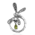 BALI LEGACY Peridot Dragonfly Pendant in Sterling Silver 7.50 Grams 0.75 ctw - Sticky add to cart bar