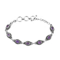 BALI LEGACY Amethyst Bracelet in Sterling Silver (7.00 In) (10 g) 3.85 ctw - Sticky add to cart bar
