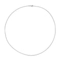Rhodium Over Sterling Silver Curb Chain with 8mm Lobster Lock (20 Inches) (2.30 g) - Sticky add to cart bar