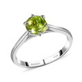 Certified & Appraised RHAPSODY 950 Platinum AAAA Sava Sphene Solitaire Ring 4.65 Grams 1.50 ctw - Sticky add to cart bar