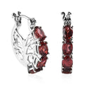 KARIS Natural Thai Black Spinel Earrings in Platinum Bond 3.50 ctw - Sticky add to cart bar