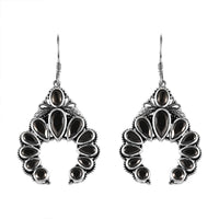 Artisan Crafted Elite Shungite American West Earrings in Sterling Silver 6.30 ctw