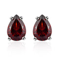 Brazilian Smoky Quartz Solitaire Stud Earrings in Sterling Silver 1.35 ctw - Sticky add to cart bar