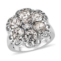 Karis White Crystal Ring in Platinum Bond (Size 10.0) 2.65 ctw - Sticky add to cart bar