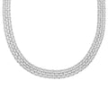 Sterling Silver 9.3mm Flat Link Necklace (20 Inches) (22.60 g) - Sticky add to cart bar