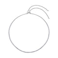 Simulated Diamond Multi-Wear Butterfly Slider Bolo Tennis Necklace (15-33 Inches) in Stainless Steel - Sticky add to cart bar