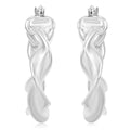 Swirl Hoop Earrings in Sterling Silver 10.56 Grams - Sticky add to cart bar