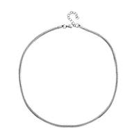 Round Snake Necklace 20-22 Inches in ION Plated Rose Gold Stainless Steel 16.80 Grams